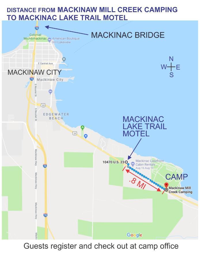 Mackinac Lake Trail Motel Макіно-Сіті Номер фото